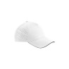 MOD. B155R:White, 100% polyester, Black, One Size